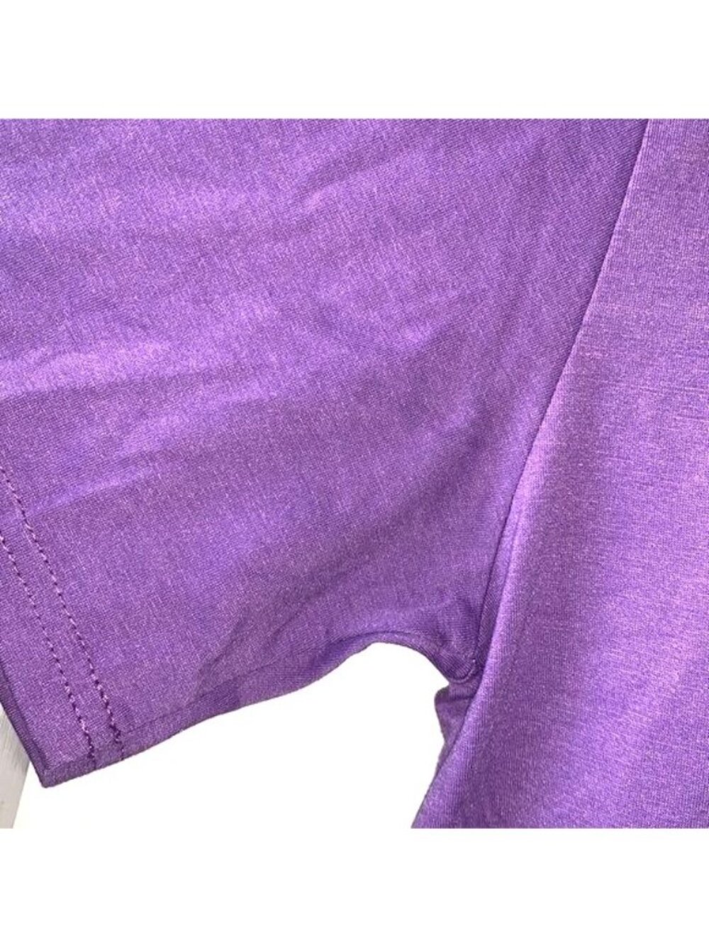 Dont Talk To Strangers Graphic T-Shirt Romwe L Purple Alien Print - Picture 5 of 8